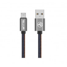 Tellur Data cable, USB to Micro USB, 1m denim