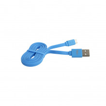 „Tellur Data“ kabelis, USB į „Micro USB“, 1 m mėlynas