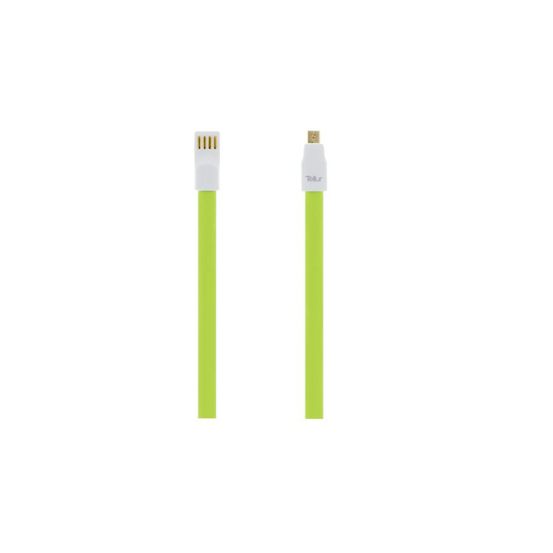 Tellur Data Cable Magnetic USB to Micro USB 1.2m Green