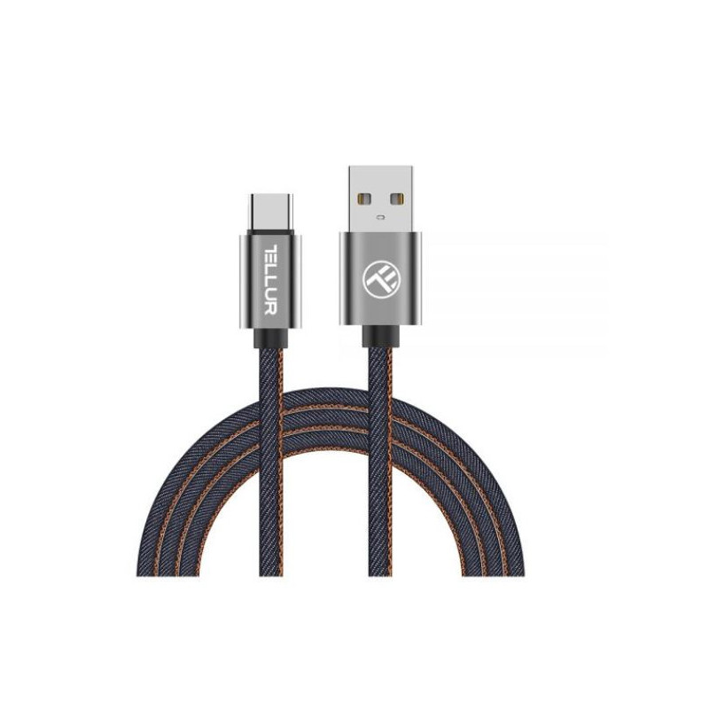 Tellur Data cable, USB to Type-C, 1m Denim