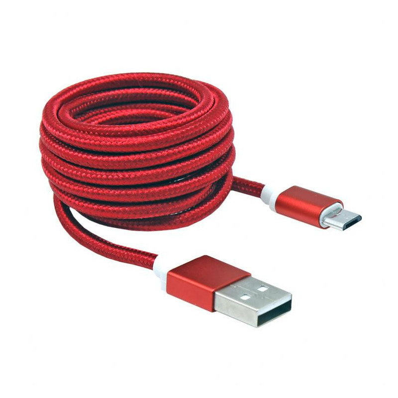 Sbox USB- Micro USB M / M 1.5m USB-10315R red