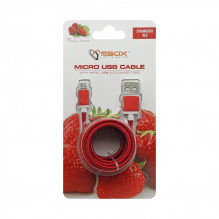 Sbox USB- Micro USB M / M 1.5m USB-10315R red