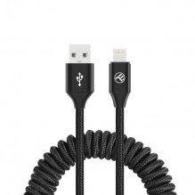 „Tellur“ duomenų kabelis, pailginamas USB iki „Lightning 3A“, 1,8 m juodas