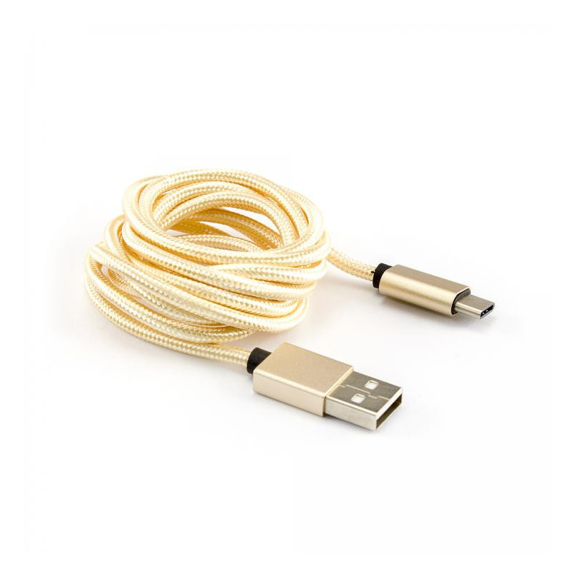 Sbox USB-TYPEC-15G USB- Type C M / M 1.5m fruity gold