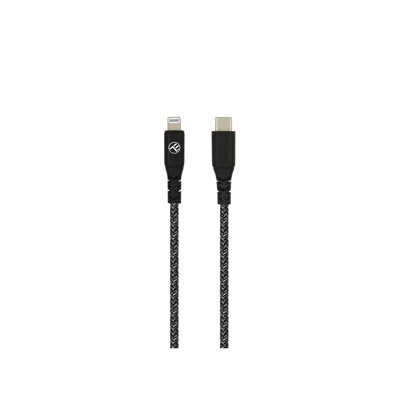 Tellur Green Data cable Type-C to Lightning 3A PD60W 1m nylon black