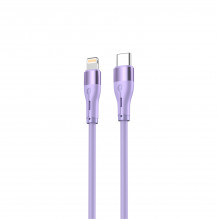 Tellur Silicone Type-C to Lightning Cable PD30W 1m Purple