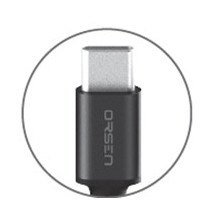 Orsen S9C USB A and Type C 2.1A 1m black