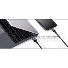 Orsen S8 2-IN-1 USB ir Type-C 5A 1,5 m juodas