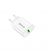 Tellur USB-A Wall Charger 18W with QC3.0 White