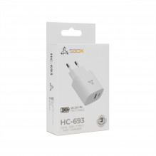 Sbox HC-693 USB namų įkroviklis 20W QC baltas