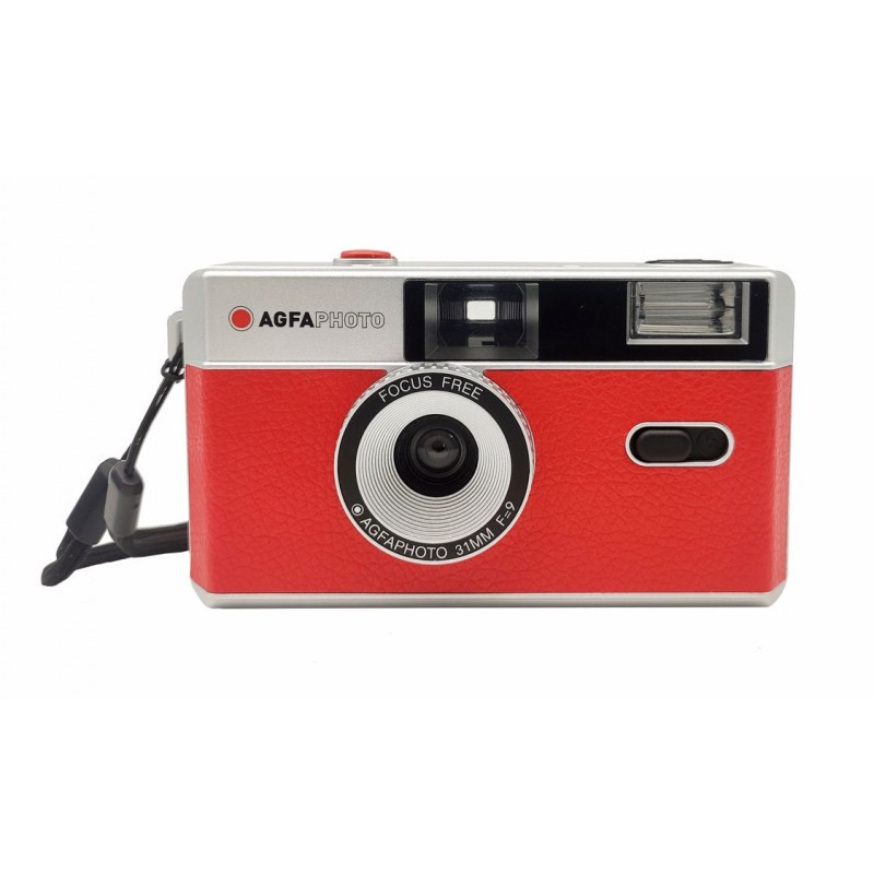AgfaPhoto analoginė kamera 35mm raudona