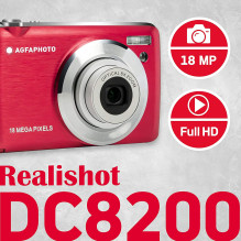 AgfaPhoto DC8200 raudona