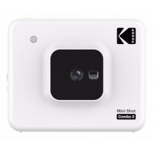 Kodak Mini Shot 3 kvadratinis momentinis fotoaparatas ir spausdintuvas baltos spalvos