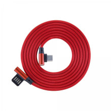 Sbox USB- Type-C 90 m / m 1.5m Type-C-90R strawberry red