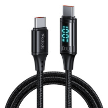 Kabelis Mcdodo CA-1100 USB-C į USB-C, 100 W, 1,2 m (juodas)