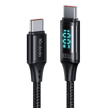 Kabelis Mcdodo CA-1100 USB-C į USB-C, 100 W, 1,2 m (juodas)