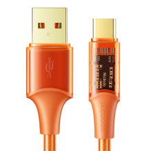 USB į USB-C laidas, Mcdodo CA-2091, 6A, 1,2 m (oranžinė)