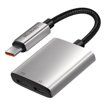 2in1 garso adapteris Mcdodo CA-5570 2in1 USB-C iki 2x USB-C