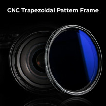 K&F Concept Classic Slim Fader pilkas filtras NDX ND2 - ND400 55 mm