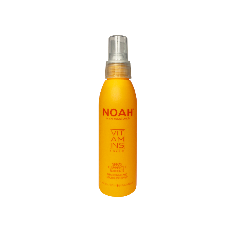 Vitamins Brightening And Nourishing Spray Žvilgesio suteikiantis maitinamasis purškiklis plaukams, 125ml