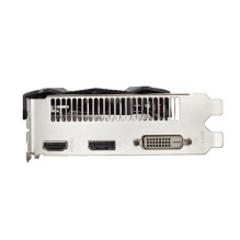 Vaizdo plokštė, BIOSTAR, NVIDIA GeForce GTX 1650, 4 GB, GDDR6, 128 bitų, PCIE 4.0 16x, GPU 1410 MHz, dviejų lizdų ventil