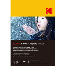 „Kodak Fine Art“ popierius, 230 g matiniu sluoksniu padengtas lygus 4 / 6 x 50
