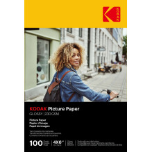 Kodak Picture Paper 230g 11.8 mil Glossy 4 / 6x100 (9891164)