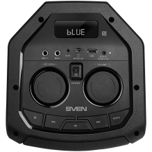 Garsiakalbis SVEN PS-710, juodas (100W, TWS, Bluetooth, FM, USB, microSD, LED ekranas, 4400mA*h)