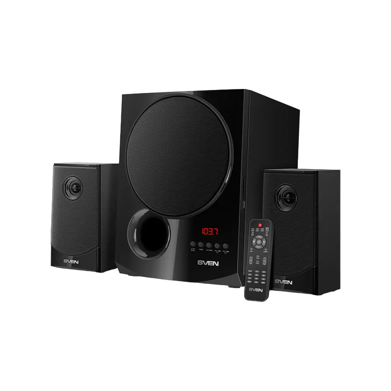 Speakers SVEN MS-2080, black (70W, FM, USB/ SD, Display, RC, Bluetooth)