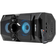 SVEN PS-655 2x25W LED display TWS FM radio AUX USB/ SD-card support Lighting Microphone input (karaoke) Remote Control B