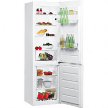 190cm free-standing refrigerator with freezer Indesit LI8 S2E W 1