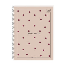 Notebook with spiral Dots...