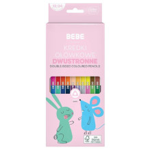 Double-sided colored pencils 12/ 24 colors BB Kids