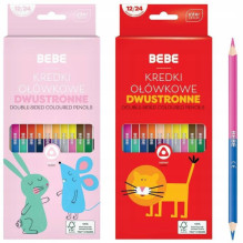 Double-sided colored pencils 12/ 24 colors BB Kids