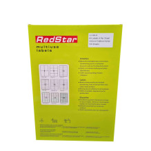 RedStar Lipnus Popierius A4, 4 etiketės, 100 lapų 
