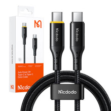 Kabelis iš USB-C į USB-C Mcdodo CA-3460, PD 100 W, 1,2 m (juodas)