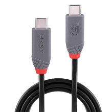 KABELAS USB4 240W C TIPO 0,8M / 40GBPS ANTHRA LINE 36956 LINDY