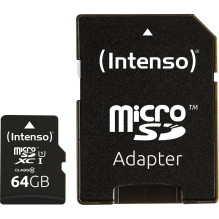 MEMORY MICRO SDXC 64GB UHS-I / W / ADAPTER 3423490 INTENSO