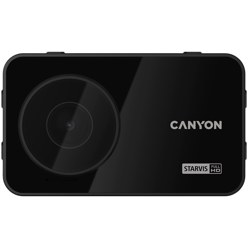 Canyon DVR10GPS, 3,0 colių IPS (640x360), FHD 1920x1080@60fps, NTK96675, 2 MP CMOS Sony Starvis IMX307 vaizdo jutiklis, 
