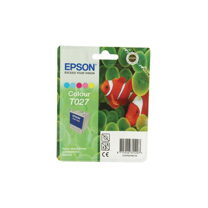 OEM kasetė Epson T027 colour Grade 