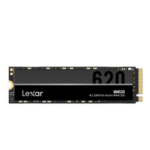 SSD, LEXAR, NM620, 256GB, M.2, PCIE, NVMe, Rašymo greitis 1300 MB/s, Skaitymo greitis 3300 MB/s, MTBF 1500000 valandų, L