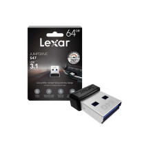 MEMORY DRIVE FLASH USB3.1 64GB / S47 LJDS47-64GABBK LEXAR