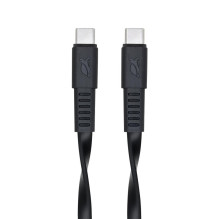 CABLE USB-C TO USB-C 1.2M / BLACK PS6005 BK12 RIVACASE