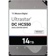 HDD, WESTERN DIGITAL ULTRASTAR, Ultrastar DC HC550, WUH721814ALE6L4, 14TB, SATA 3.0, 512 MB, 7200 rpm, 3.5&quot;, 0F3858