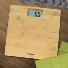 Salter 9086 WD3R Bamboo Electronic Personal Scale