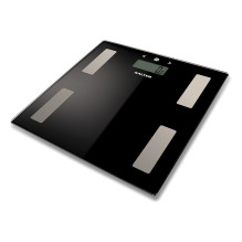 Salter 9150 BK3R juodo stiklo analizatoriaus vonios svarstyklės