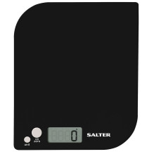 Salter 1177 BKWHDR Leaf elektroninės skaitmeninės virtuvės svarstyklės - juodos