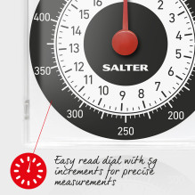 Dietinės mechaninės virtuvės svarstyklės Salter 022 WHDR