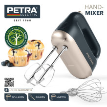 Petra PT5512BGRYVDE Hand mixer blue grey / soft gold