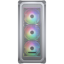PUMA | Archon 2 Mesh RGB (balta) | PC dėklas | Vidurinis bokštas / tinklinis priekinis skydas / 3 x ARGB ventiliatoriai 